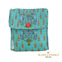 Load image into Gallery viewer, Pure cotton green hand bag