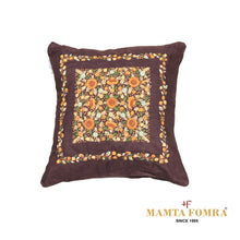 Load image into Gallery viewer, Hand embroidered pure linen cushion cover