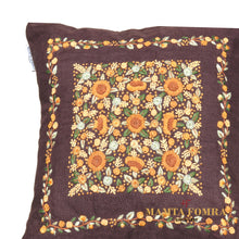Load image into Gallery viewer, Hand embroidered pure linen cushion cover