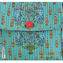 Load image into Gallery viewer, Pure cotton green hand bag