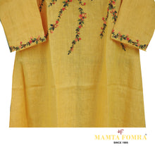 Load image into Gallery viewer, Pure linen embroidery kurta