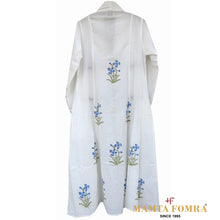 Load image into Gallery viewer, White pure cotton, block printed dress