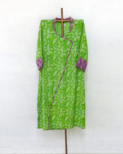Load image into Gallery viewer, Green Linen Kurta