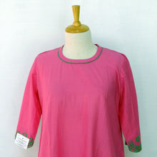 Load image into Gallery viewer, Plain Pink Cotton Kurta