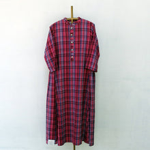 Load image into Gallery viewer, Pink Checks Seersucker Dress
