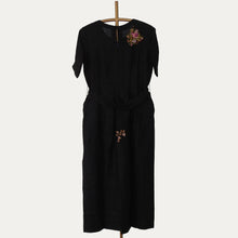 Load image into Gallery viewer, Black Color Jump Suit with Hand Embroidery