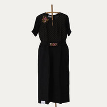 Load image into Gallery viewer, Black Color Jump Suit with Hand Embroidery