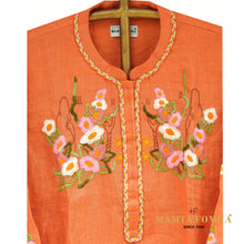 Load image into Gallery viewer, Pure linen embroidery kurta