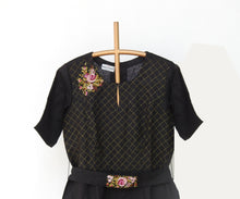 Load image into Gallery viewer, Black Color Jump Suit with Hand Embroidery