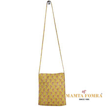 Load image into Gallery viewer, Pure cotton yellow color hand bag