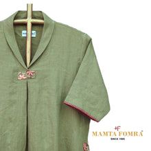 Load image into Gallery viewer, Pure linen embroidery kurta