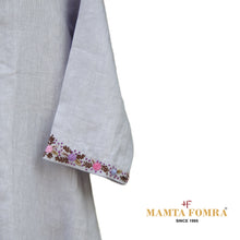 Load image into Gallery viewer, Pure Linen Hand Embroidery Kurta