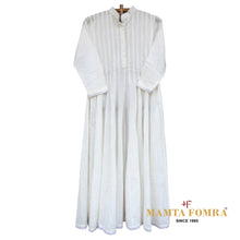 Load image into Gallery viewer, Off-White pure cotton, block printed dress