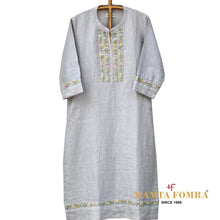 Load image into Gallery viewer, Pure Linen Hand Embroidery Kurta