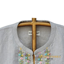 Load image into Gallery viewer, Pure Linen Hand Embroidery Kurta