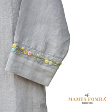 Load image into Gallery viewer, Pure Linen Hand Embroidery Kurta