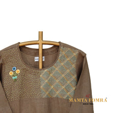 Load image into Gallery viewer, Pure Linen Hand Embroidery Kurta