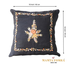 Load image into Gallery viewer, Hand embroidered pure linen cushion