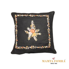 Load image into Gallery viewer, Hand embroidered pure linen cushion