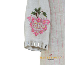 Load image into Gallery viewer, Pure linen embroidery kurta