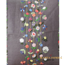 Load image into Gallery viewer, Hand embroidered pure linen cushion