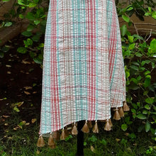 Load image into Gallery viewer, Cowl Neck Seersucker Multicolour Dress (Price on Request)