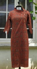 Load image into Gallery viewer, Red Ajraki Kurta