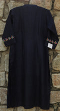 Load image into Gallery viewer, Pure Linen Navy Blue Kurta