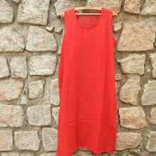 Load image into Gallery viewer, Crab Red Kurta with Kora Parsi Yoke Work