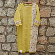 Load image into Gallery viewer, Rufous Red Hand Embroidery Panel Kurta (Price on Request)