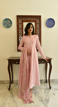 Load image into Gallery viewer, Pure motiya pink only kurta with pure chiffon dupatta