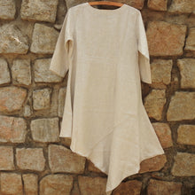 Load image into Gallery viewer, Parchment Off-White Circle of Life Biased Cut Dress