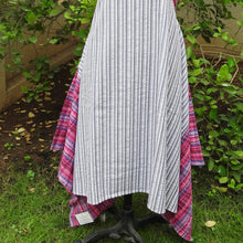 Load image into Gallery viewer, Purple & Pink Seersucker Dress