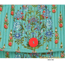 Load image into Gallery viewer, Pure cotton green hand bag
