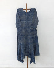 Load image into Gallery viewer, Indigo Blue Biased Cotton Dress.
