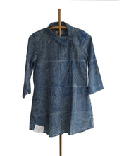 Load image into Gallery viewer, Organic Indigo Blue Stripes Shirt/Top
