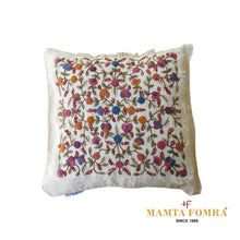 Load image into Gallery viewer, Hand embroidered pure linen cushion
