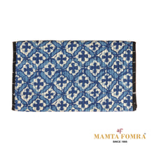 Load image into Gallery viewer, A traditional hand-printed Indigo Ajrakh block print design purse
