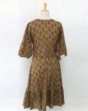 Load image into Gallery viewer, Green Mulmul Cotton Dress
