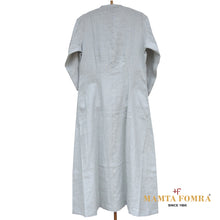 Load image into Gallery viewer, Linen Gray Hand Embroidered Kurta
