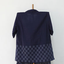 Load image into Gallery viewer, Navy Blue Cotton Pant Top.
