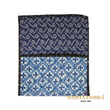Load image into Gallery viewer, A traditional hand-printed Indigo Ajrakh block print design purse
