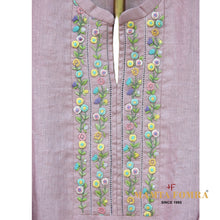 Load image into Gallery viewer, Pure linen embroidery kurta
