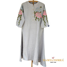Load image into Gallery viewer, Pure linen embroidery kurta
