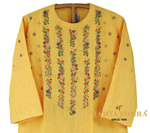 Load image into Gallery viewer, Pure linen embroidery kurta

