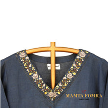 Load image into Gallery viewer, Pure Linen Hand Embroidery Kurta
