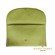 Load image into Gallery viewer, soft cotton fabric yellow-green shade purse
