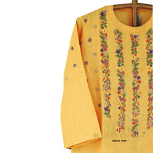 Load image into Gallery viewer, Pure linen embroidery kurta
