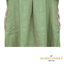 Load image into Gallery viewer, Pure linen embroidery kurta
