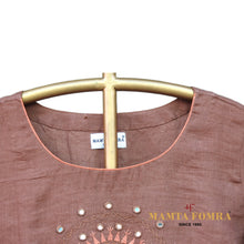 Load image into Gallery viewer, Pure linen embroidery kurta
